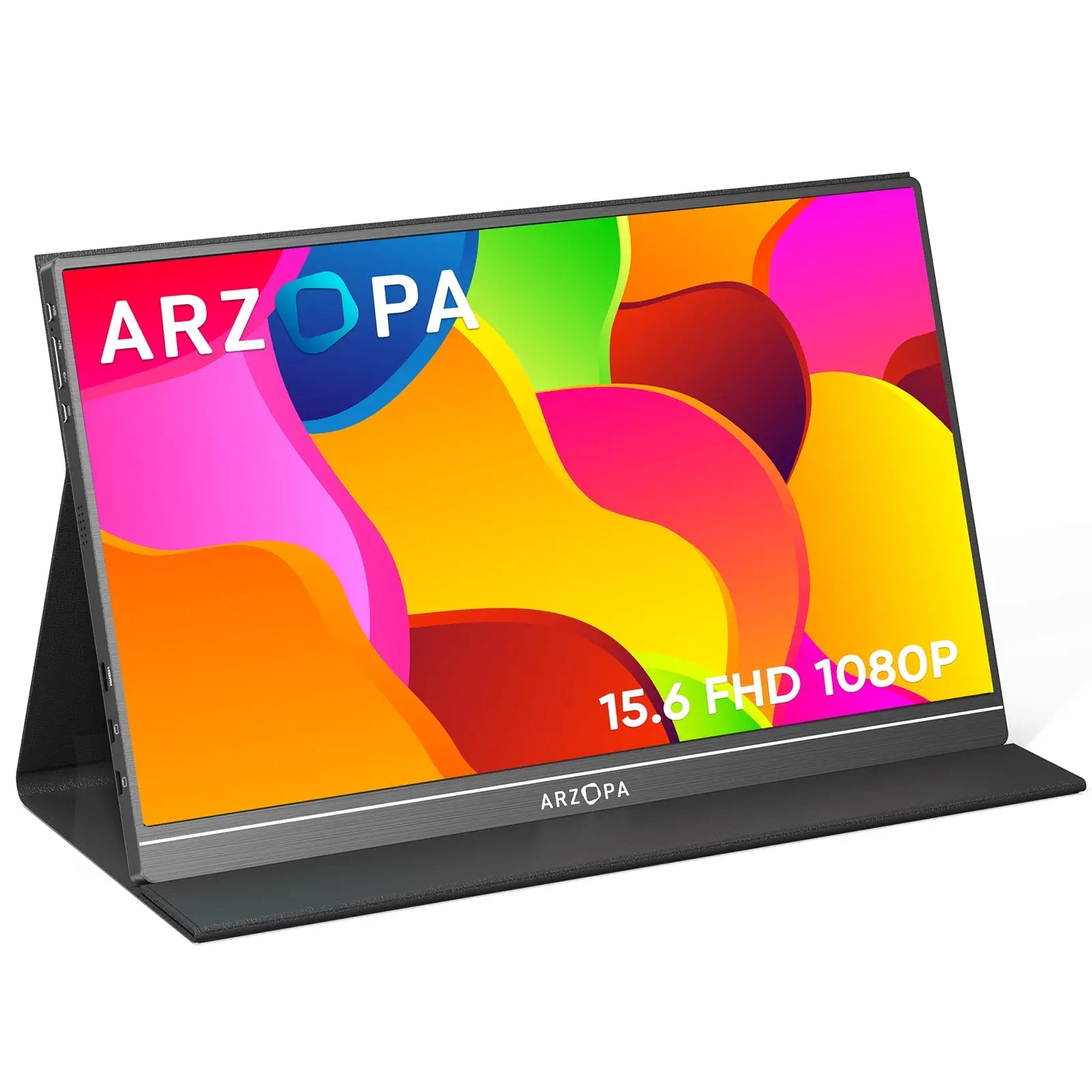 ARZOPA Portable Monitor 15.6 Inch 1920×1080 FHD,100% SRGB IPS