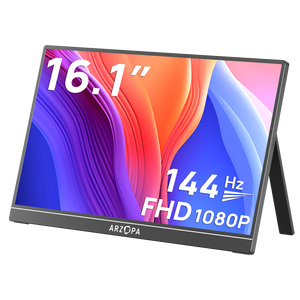 Arzopa Z1FC 16.1" FHD 144Hz Portable Monitor – Gaming & Multi-Device